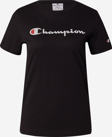 T-shirt Champion Authentic Athletic Apparel en noir : devant