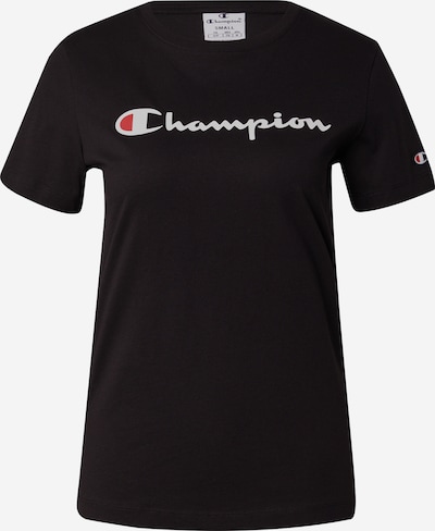 Maglietta Champion Authentic Athletic Apparel di colore rosso sangue / nero / bianco, Visualizzazione prodotti