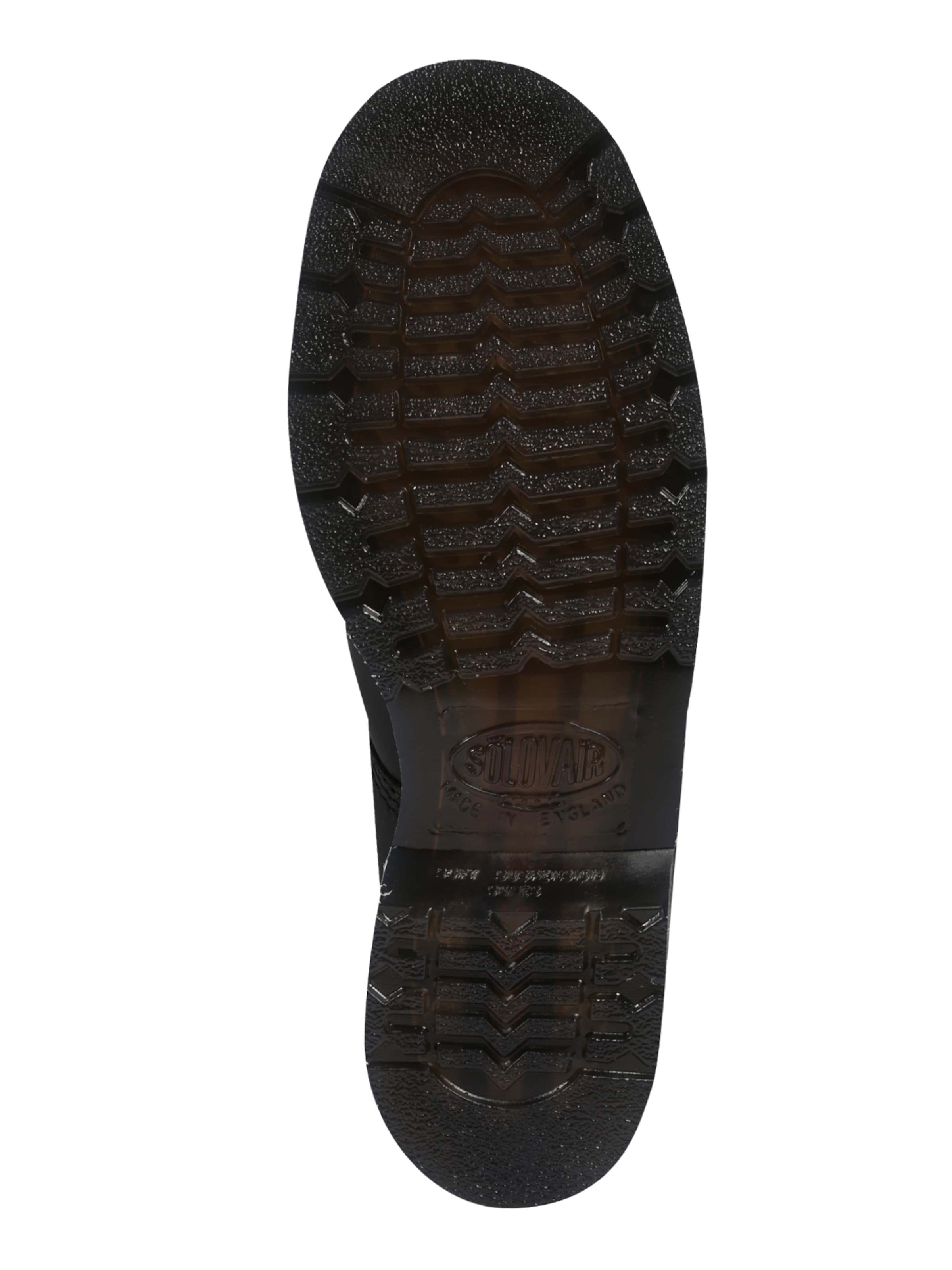 Solovair Lace-Up Boots '8 Eye Derby' in Black