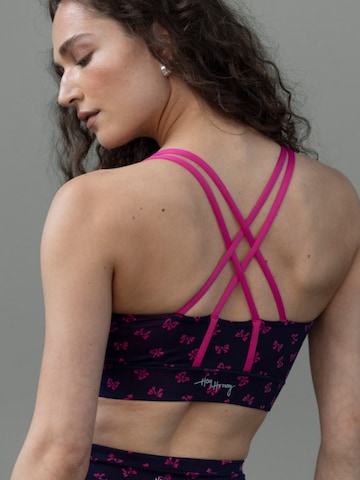 Soutien-gorge de sport 'Criss Cross' Hey Honey en bleu