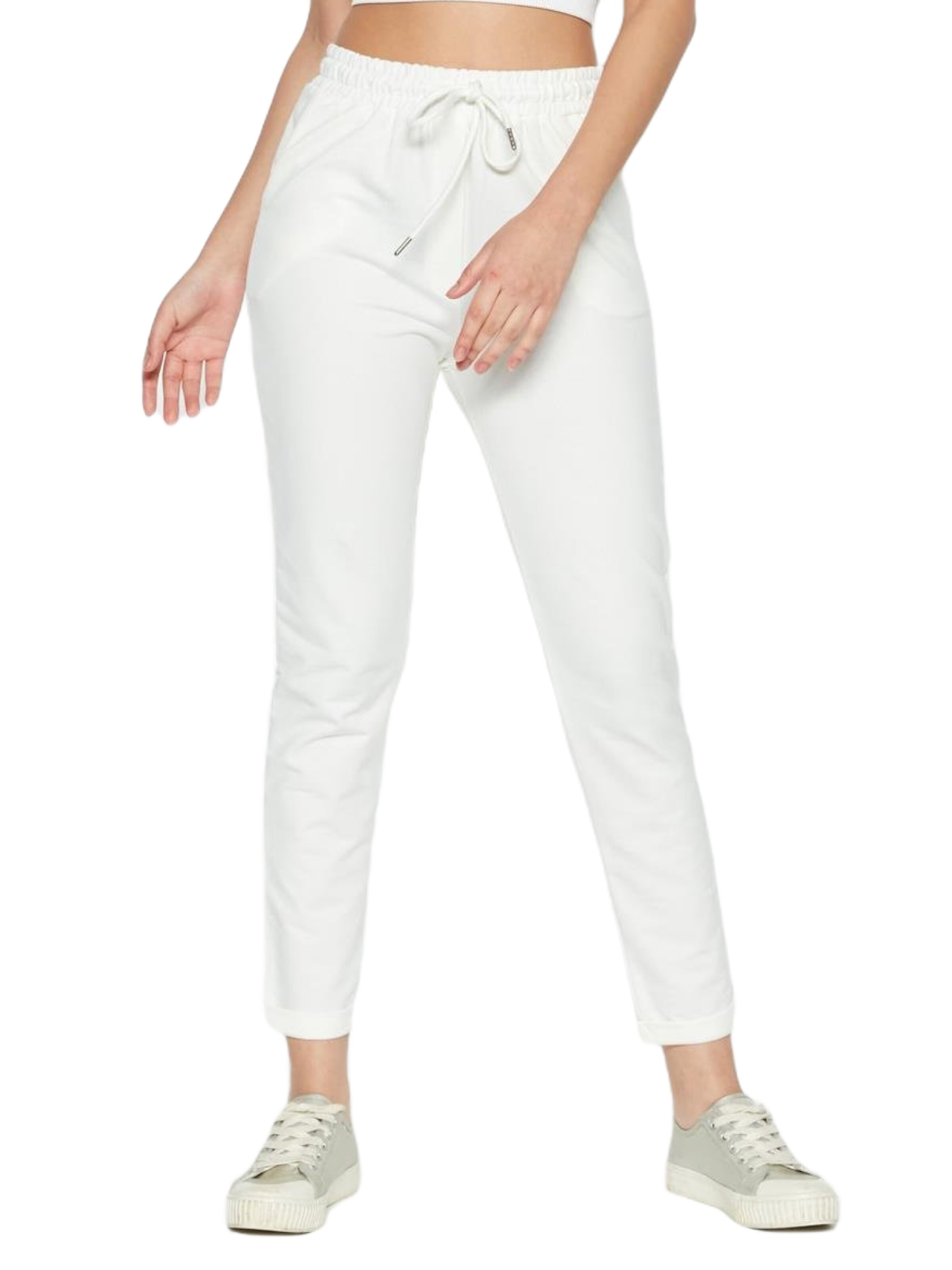 C&City Loosefit Hose in Beige: Vorderseite