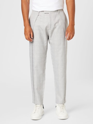 TOPMAN Tapered Laskoshousut värissä harmaa: edessä