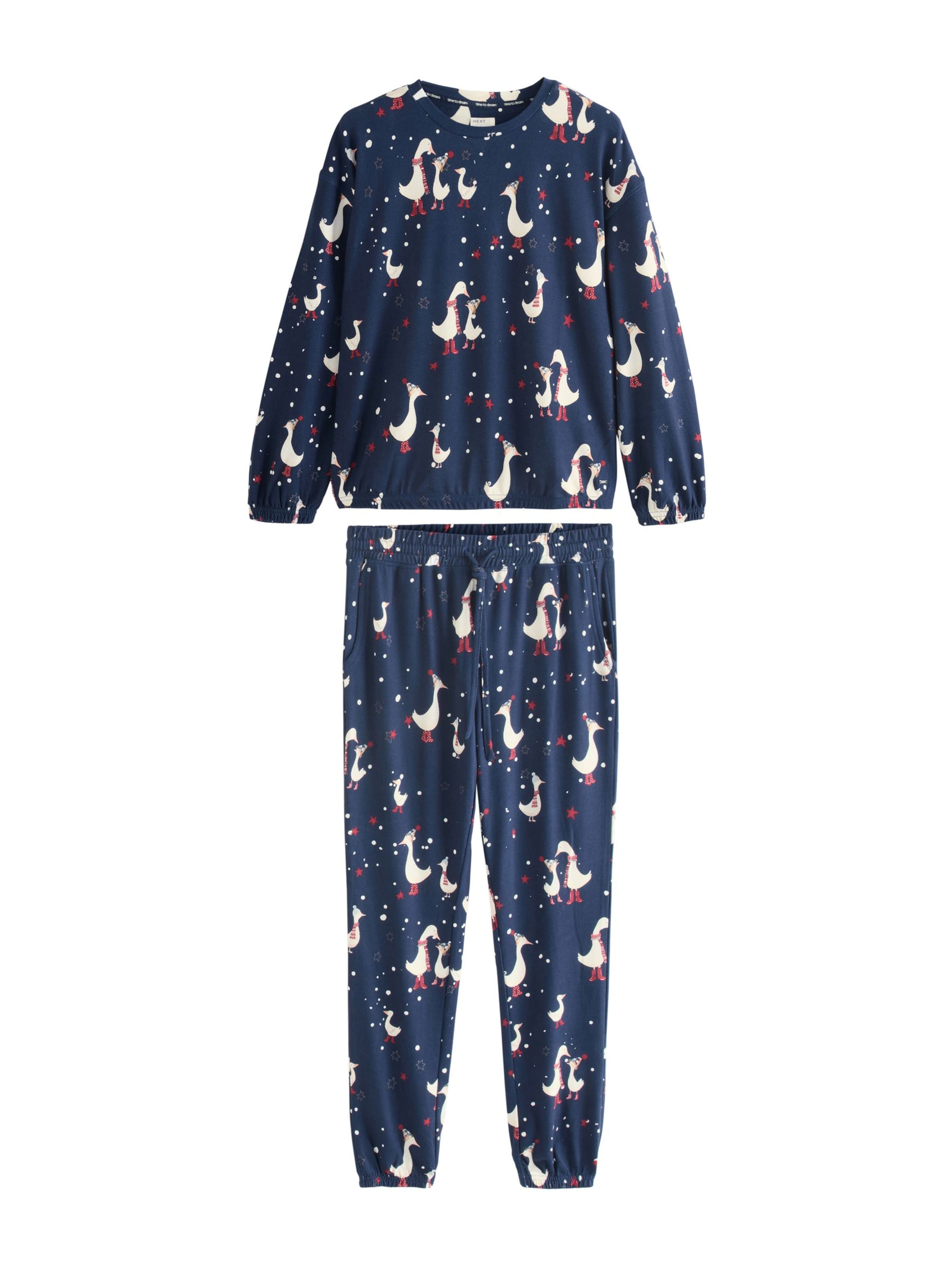 Next - Pijama en azul: frente