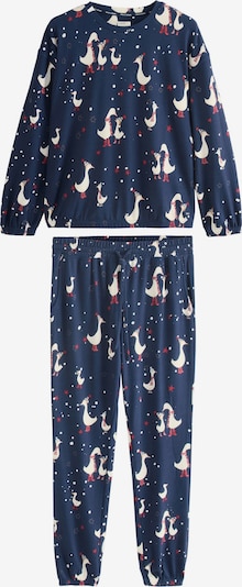 Next Pidžama u bež / mornarsko plava / tamno crvena / bijela, Pregled proizvoda