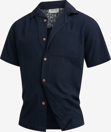 INDICODE JEANS Overhemd 'Driller' in Blauw: voorkant