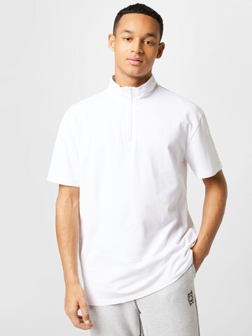 Urban Classics Shirt in Wit: voorkant