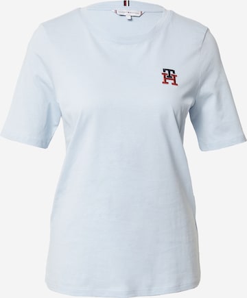 T-shirt TOMMY HILFIGER en bleu : devant