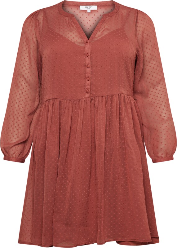ABOUT YOU Curvy Kleid 'Payton' in Rostrot ABOUT YOU Curvy Kleid 'Payton' in Rostrot