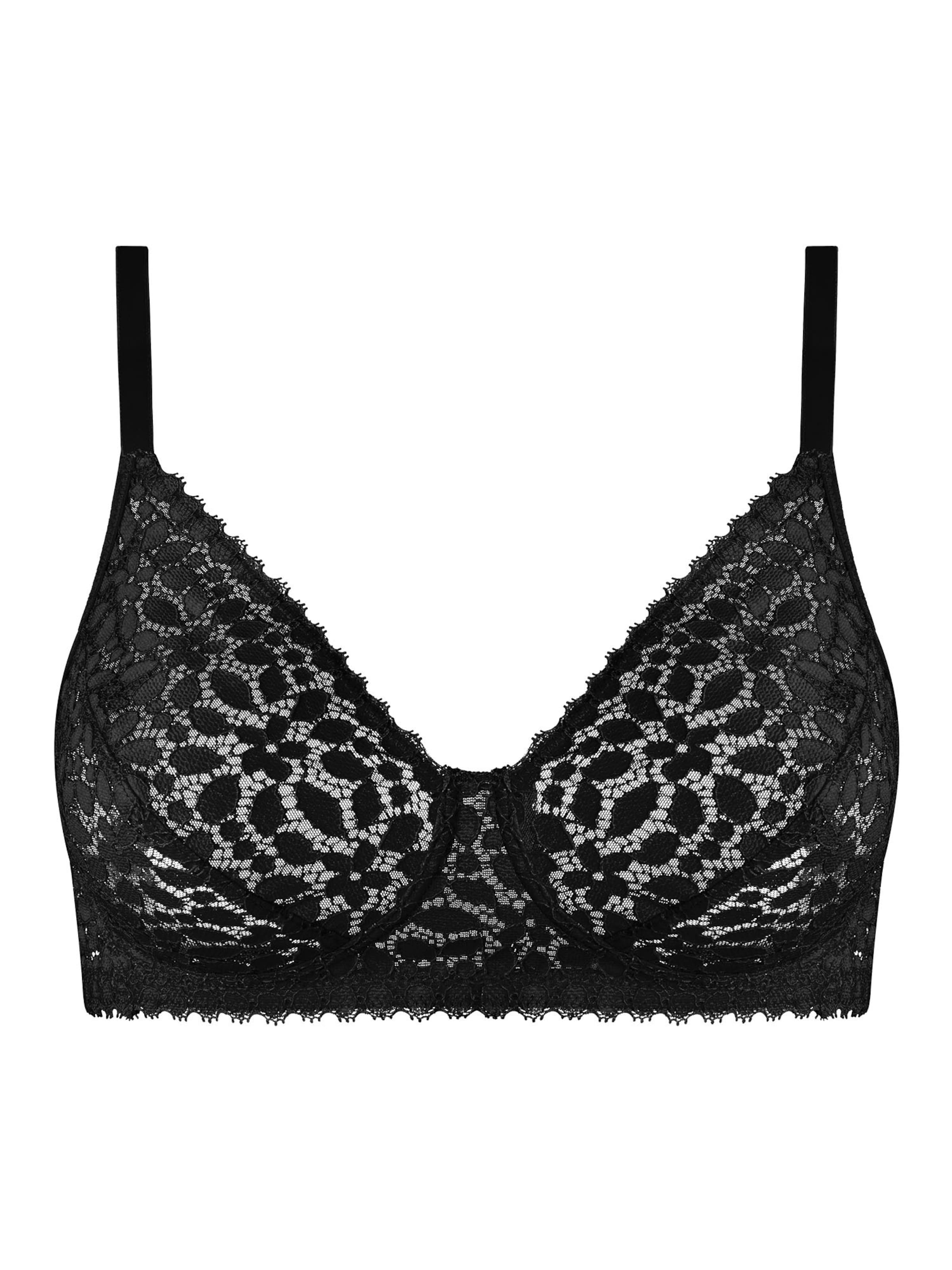 Nur Die BH ' Lace ' in Zwart: voorkant