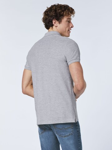 Oklahoma Jeans Shirt ' aus Piqué ' in Grey