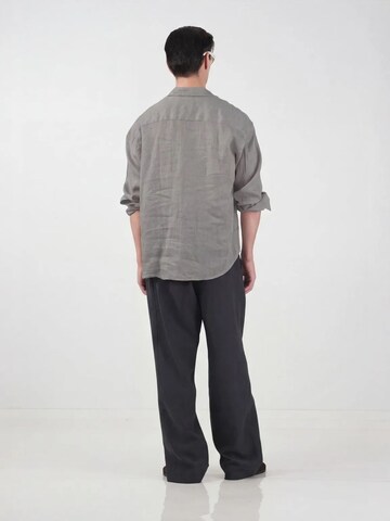 Giesto Comfort fit Button Up Shirt in Grey