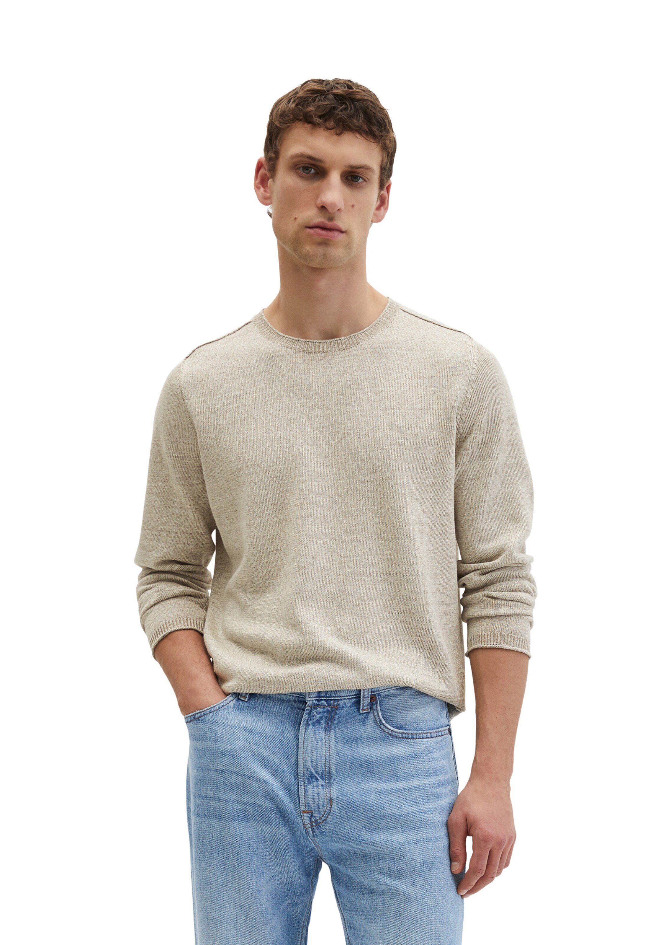 Marc O'Polo Pullover in Beige: Vorderseite