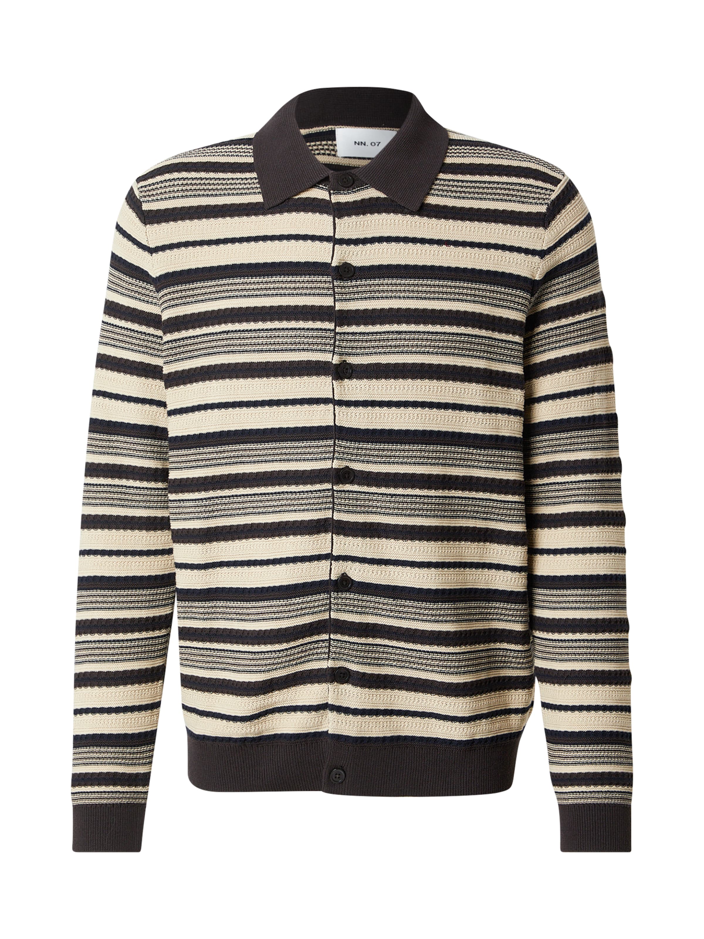 NN07 Kardigan 'Nolan' w kolorze brązowy: przód