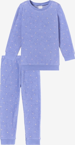SCHIESSER Pajamas ' Girls World ' in Blue: front