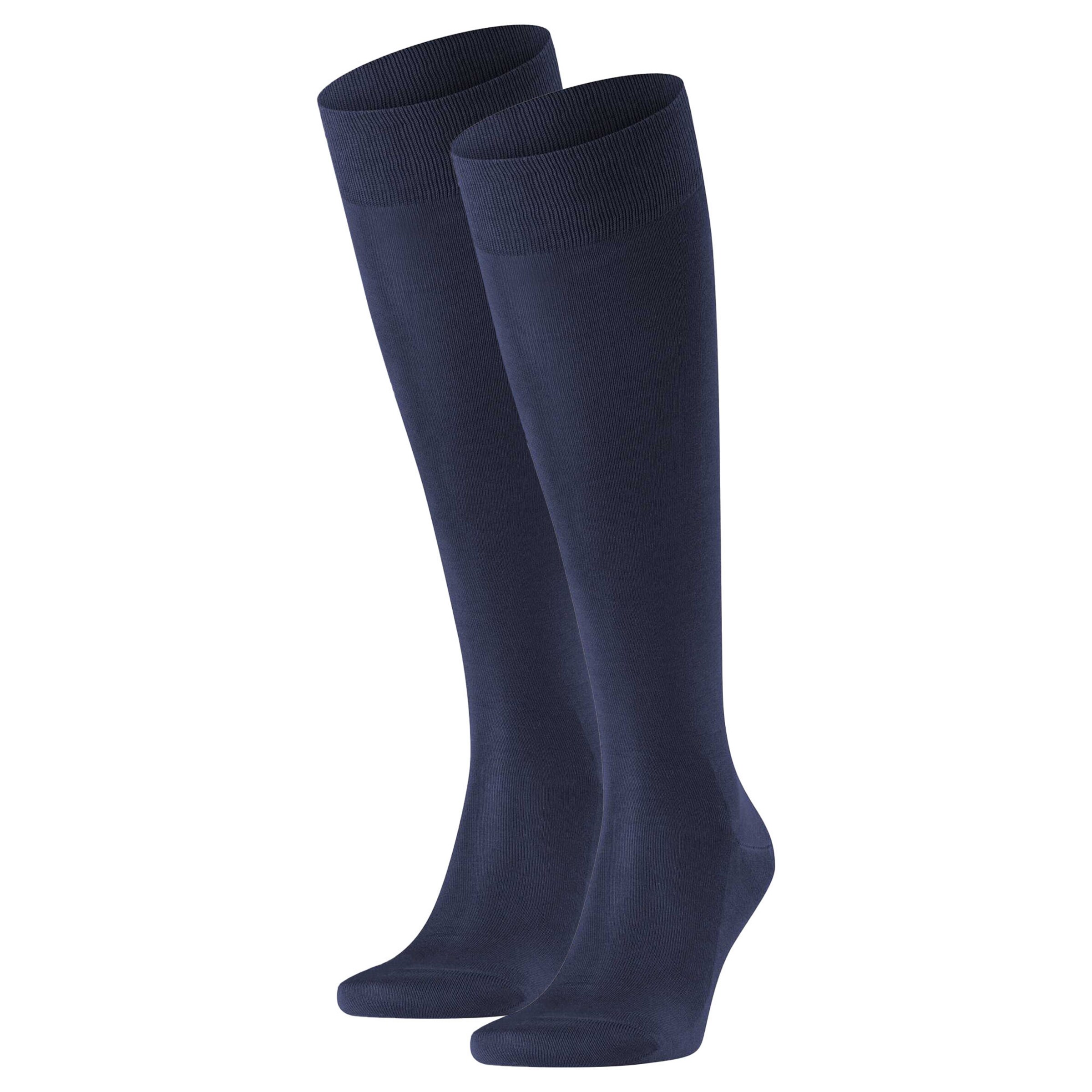 Chaussettes montantes FALKE en bleu : devant