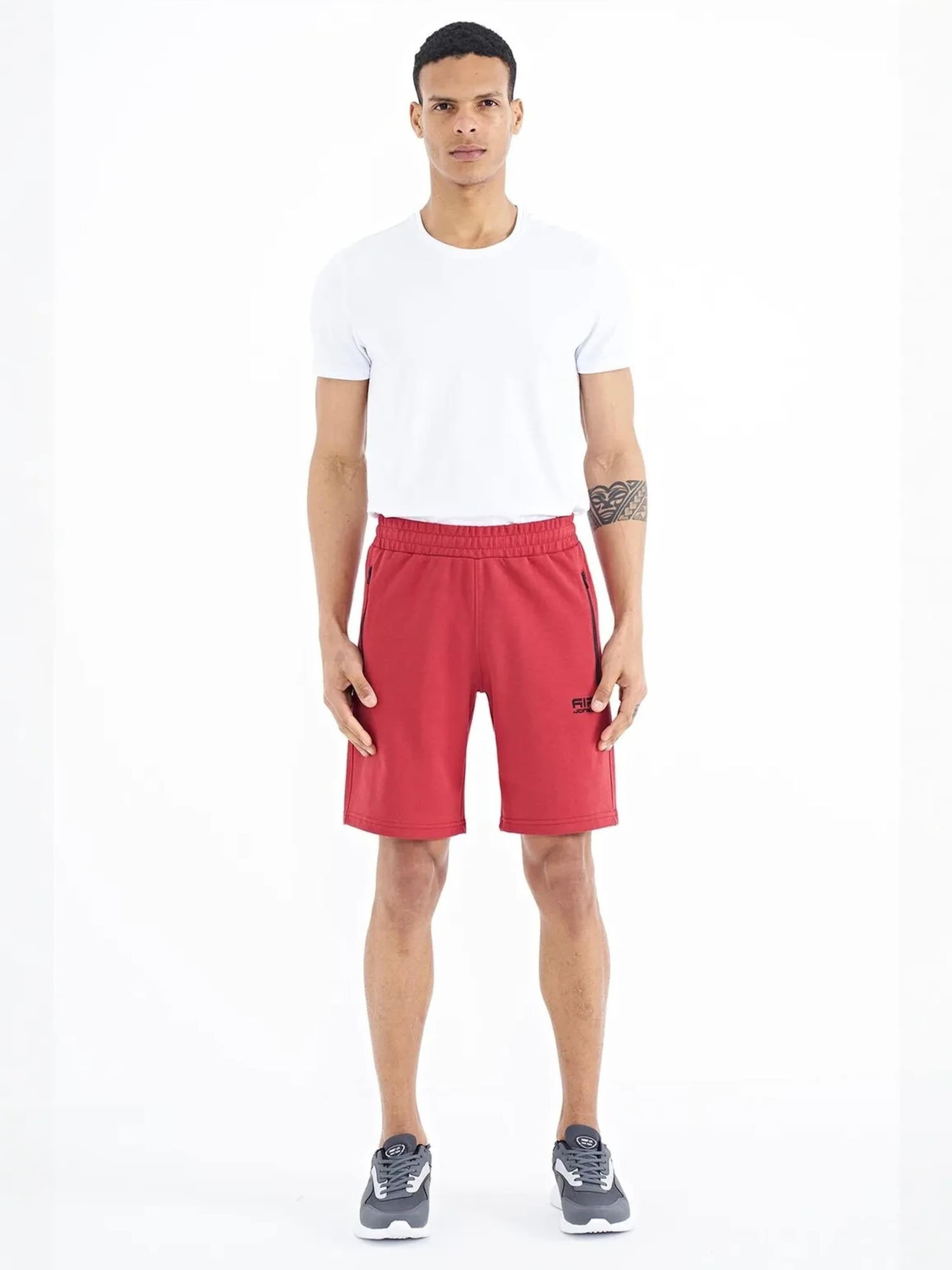Regular Pantalon Tommy Life en rouge