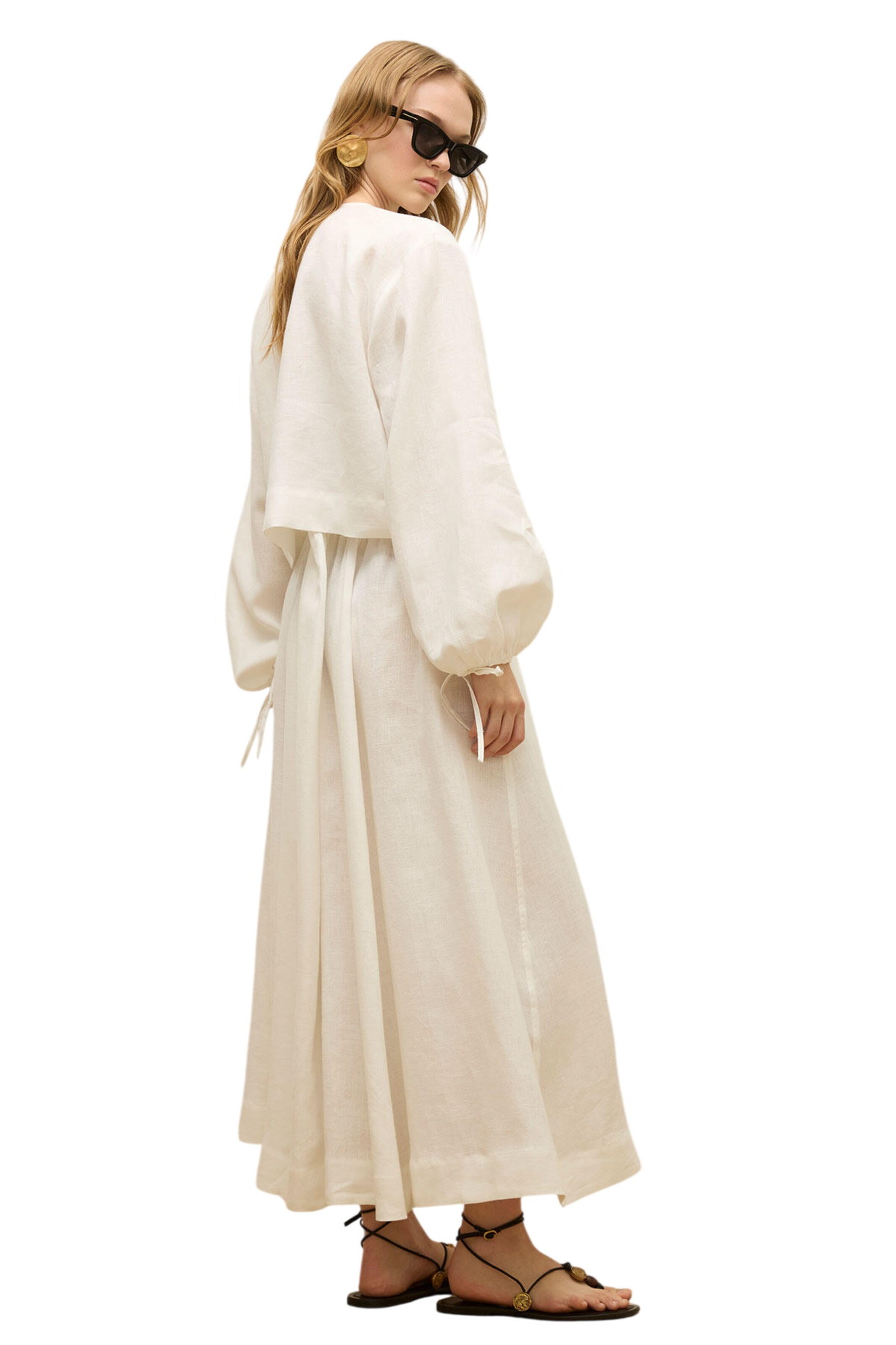 MANUKA Blouse in Beige