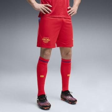 PUMA Regular Workout Pants 'RB Leipzig 26/27' in Red: front