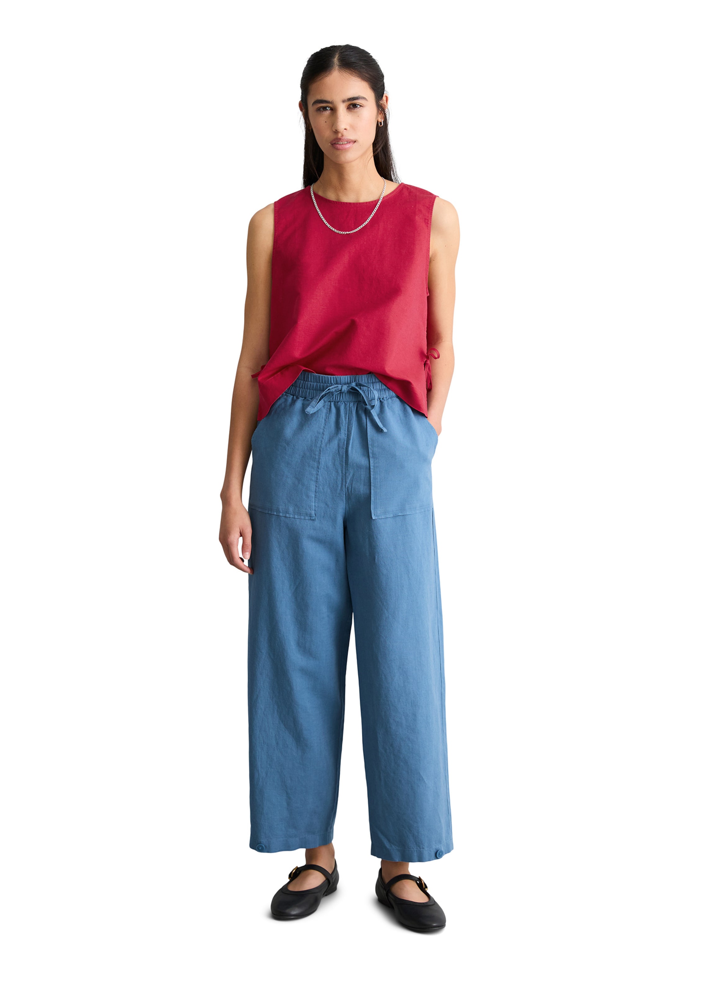 Marc O'Polo DENIM Regular Hose in Blau: Vorderseite