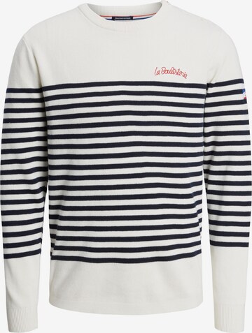 Pull-over 'MARTIN' JACK & JONES en blanc : devant