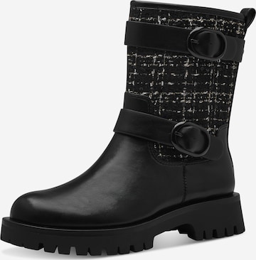 Bottines Tamaris en noir : devant
