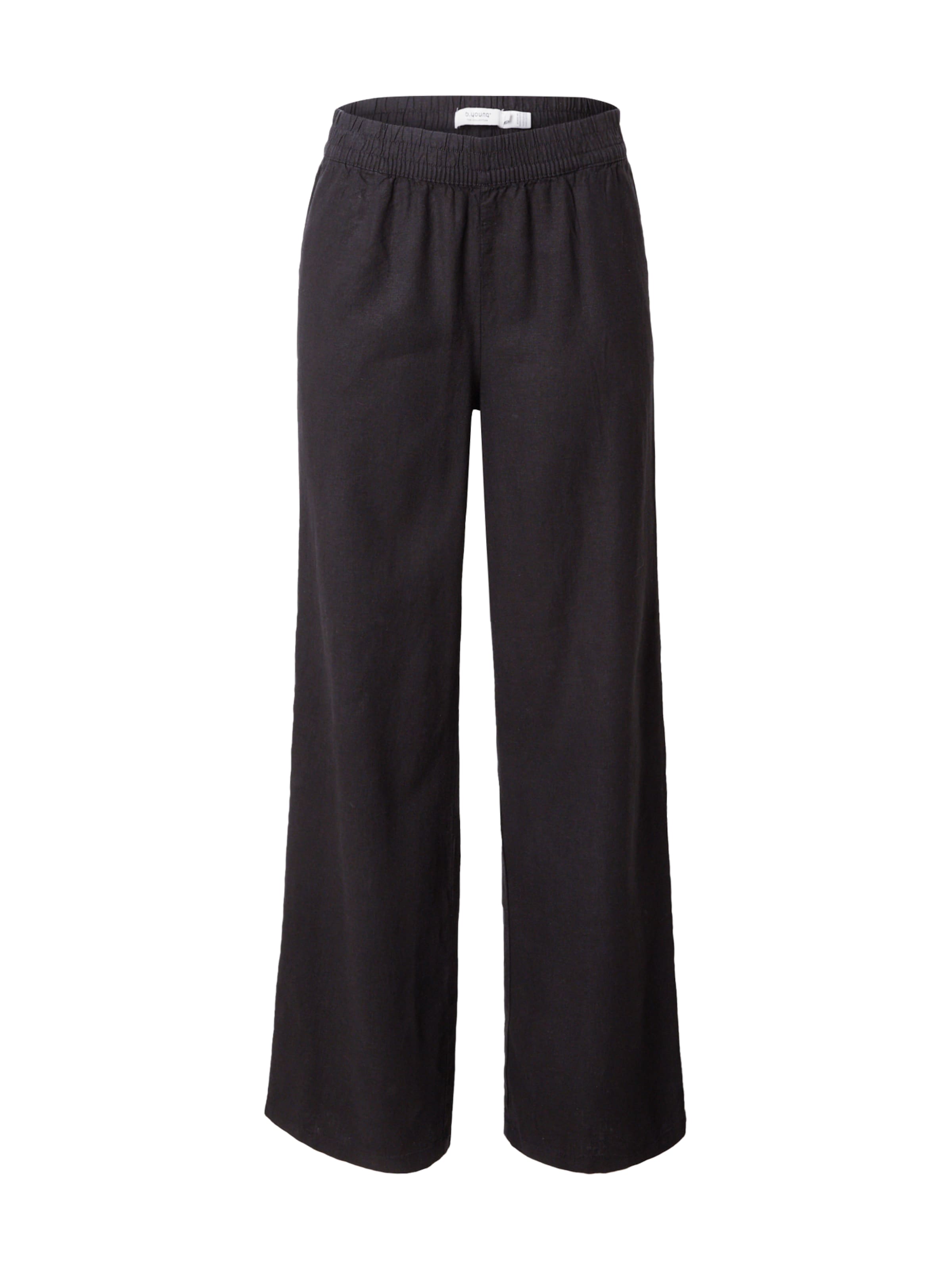 b.young Loosefit Hose 'BYFalakka' in Schwarz: Vorderseite