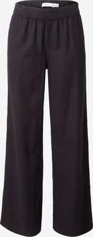 Wide Leg Pantalon 'FALAKKA' b.young en noir : devant