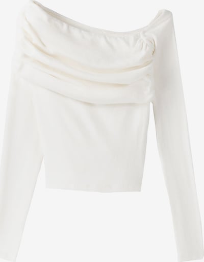 Bershka Shirt in de kleur Offwhite, Productweergave