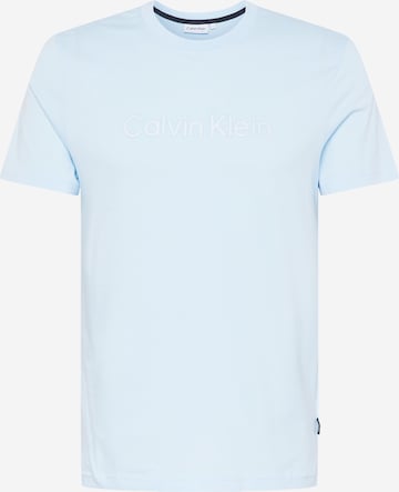 T-Shirt Calvin Klein en bleu : devant