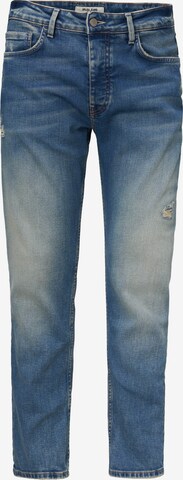 Coupe slim Jean Salsa Jeans en bleu : devant