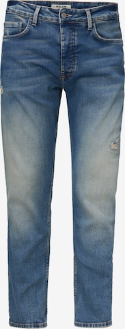 Coupe slim Jean Salsa Jeans en bleu : devant