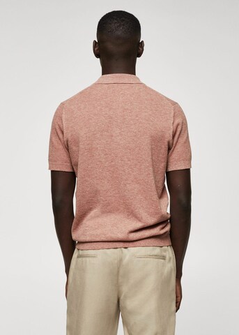 MANGO MAN Shirt 'Andrew' in Oranje