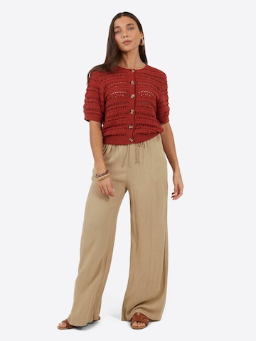 BRAVE SOUL Gebreid vest in Rood