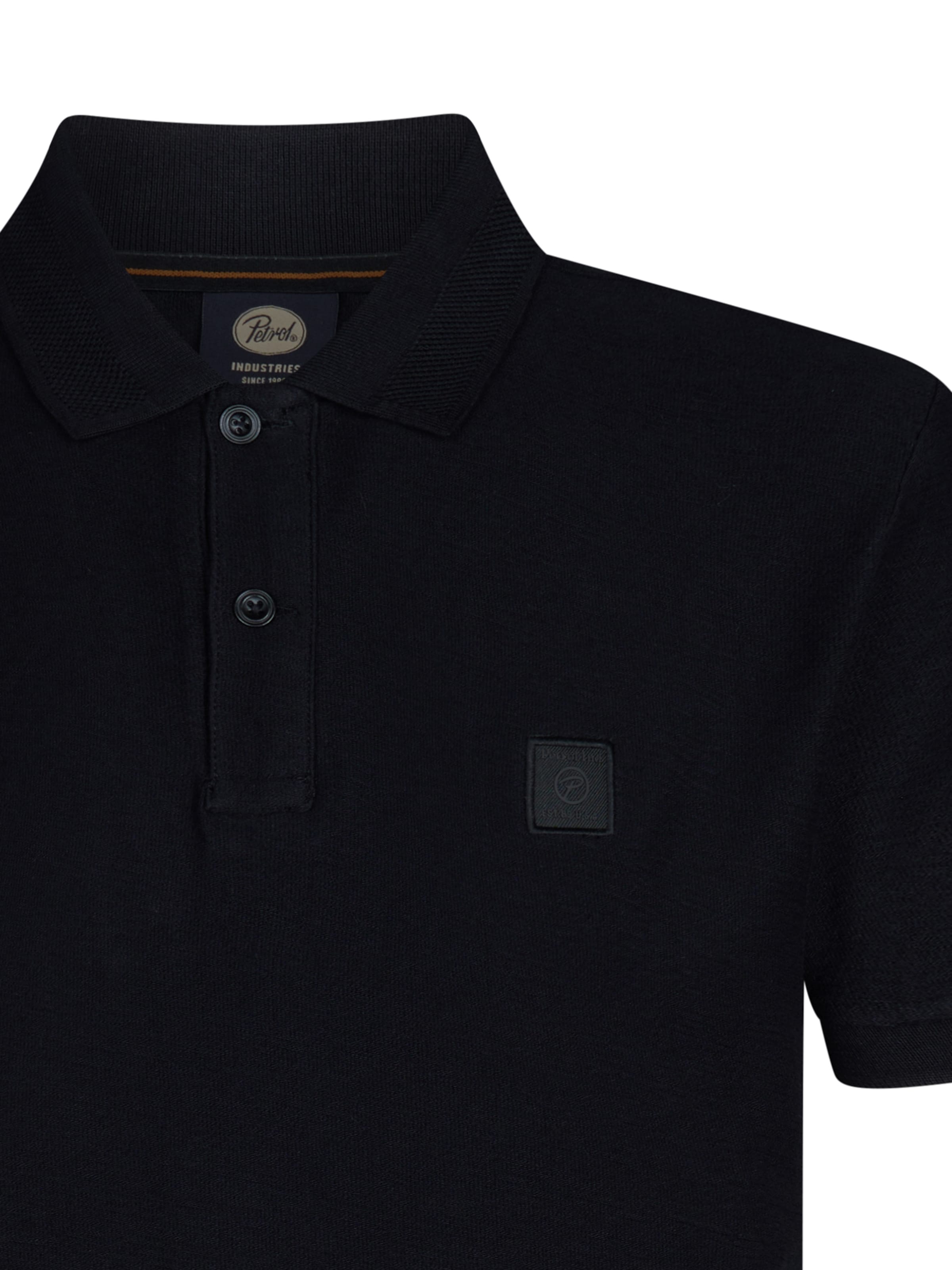 Petrol Industries Poloshirt in Schwarz