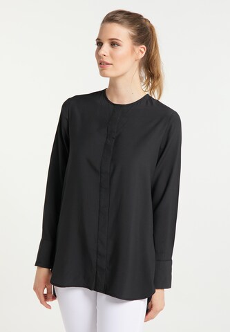 usha BLUE LABEL Blouse in Zwart: voorkant