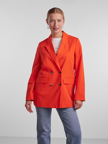 PIECES Blazer 'Thelma' in Orange: front