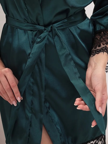 Halat pentru dimineață 'Halat satin' de la TrendyUp pe verde