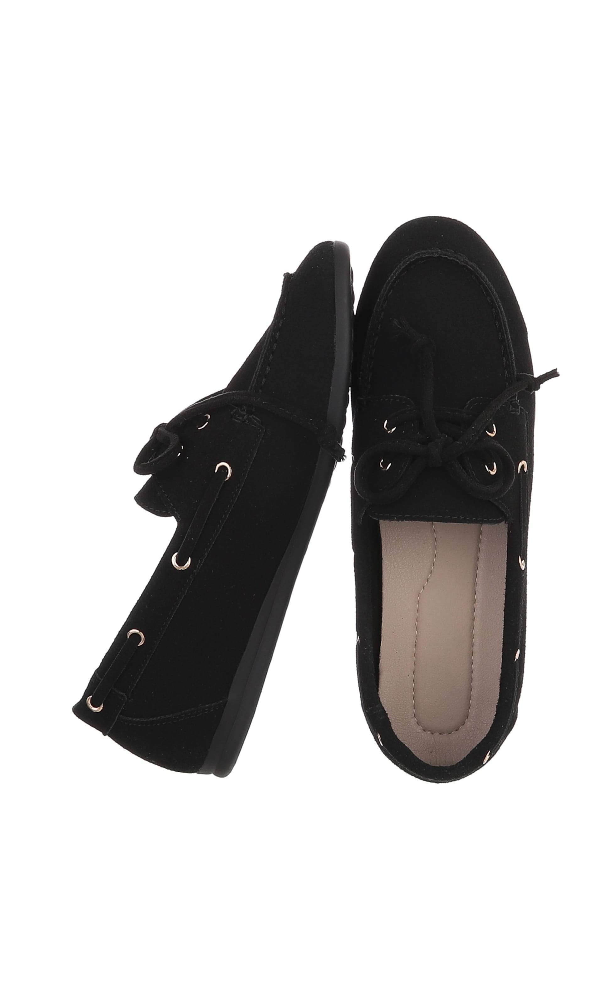 Ital-Design Moccasins in Black