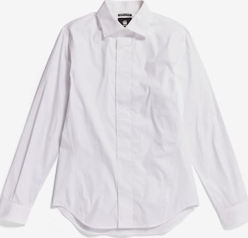 Coupe slim Chemise G-Star RAW en blanc : devant