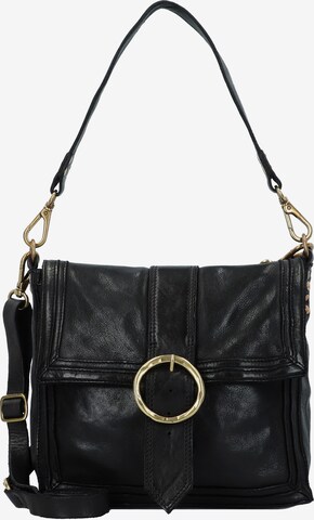 Campomaggi Shoulder Bag in Black: front