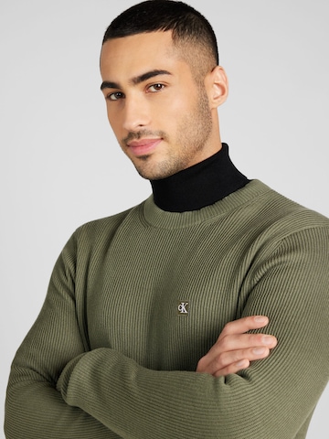 Calvin Klein Jeans Свитер в Зеленый