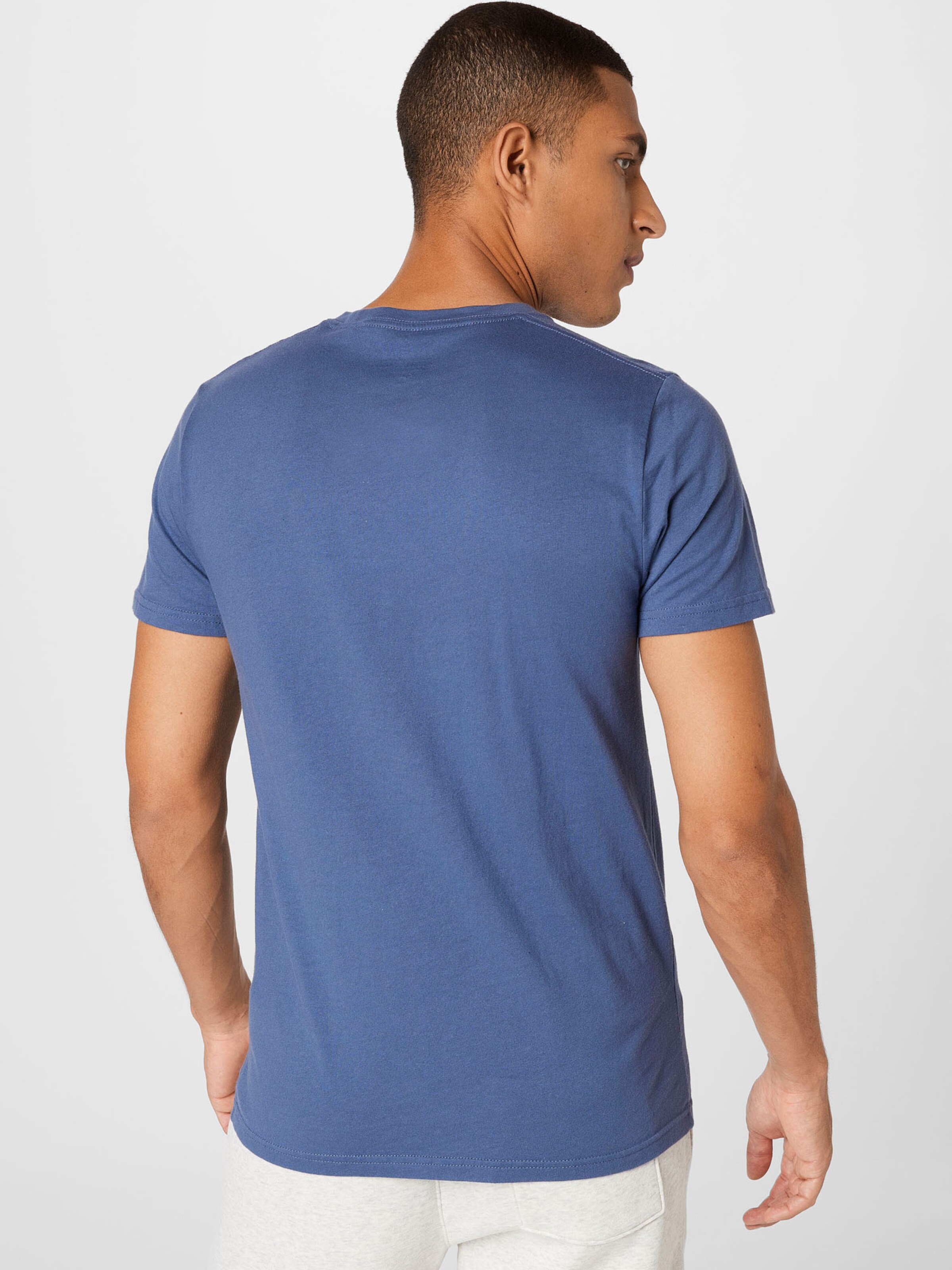 Abbigliamento Maglie e T-shirt HOLLISTER Maglietta in Blu Colomba, Navy 