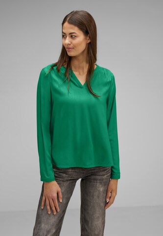 STREET ONE Blouse in Green: front