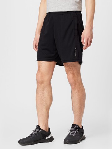 Champion Authentic Athletic Apparel Regular Sportshorts in Schwarz: predná strana