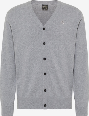 DreiMaster Klassik Knit cardigan in Grey: front