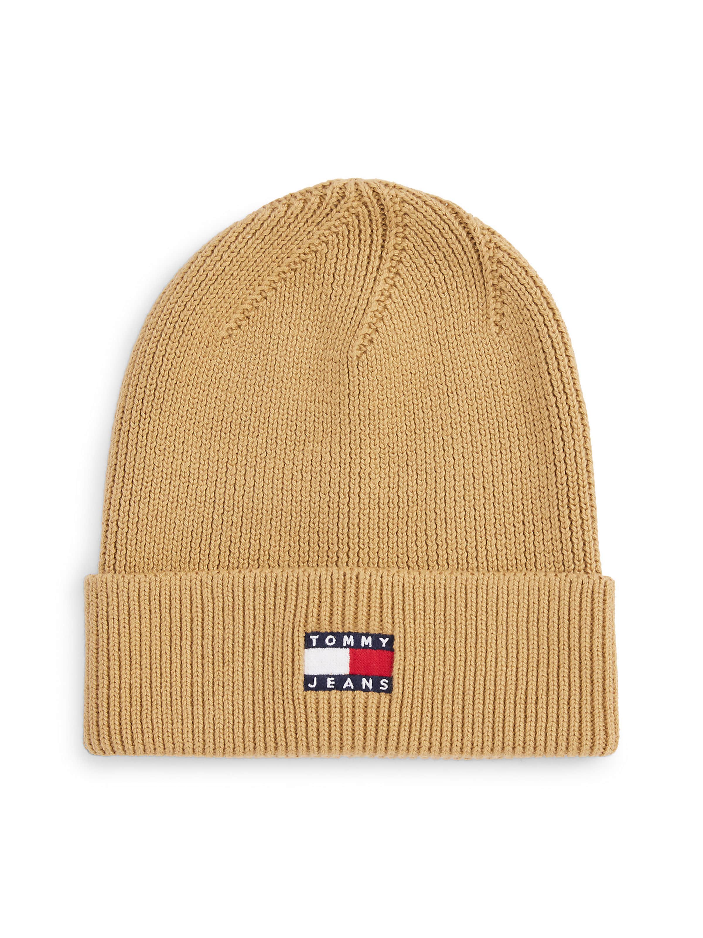 Berretto 'Heritage' di Tommy Jeans in marrone: frontale