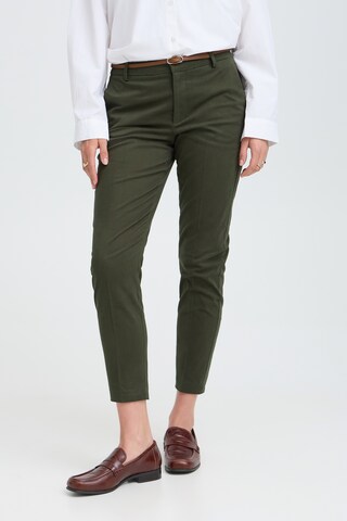 b.young - Slimfit Pantalón en verde