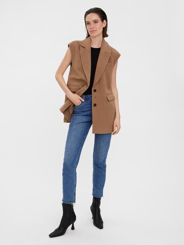 VERO MODA Weste 'Edna' in Beige