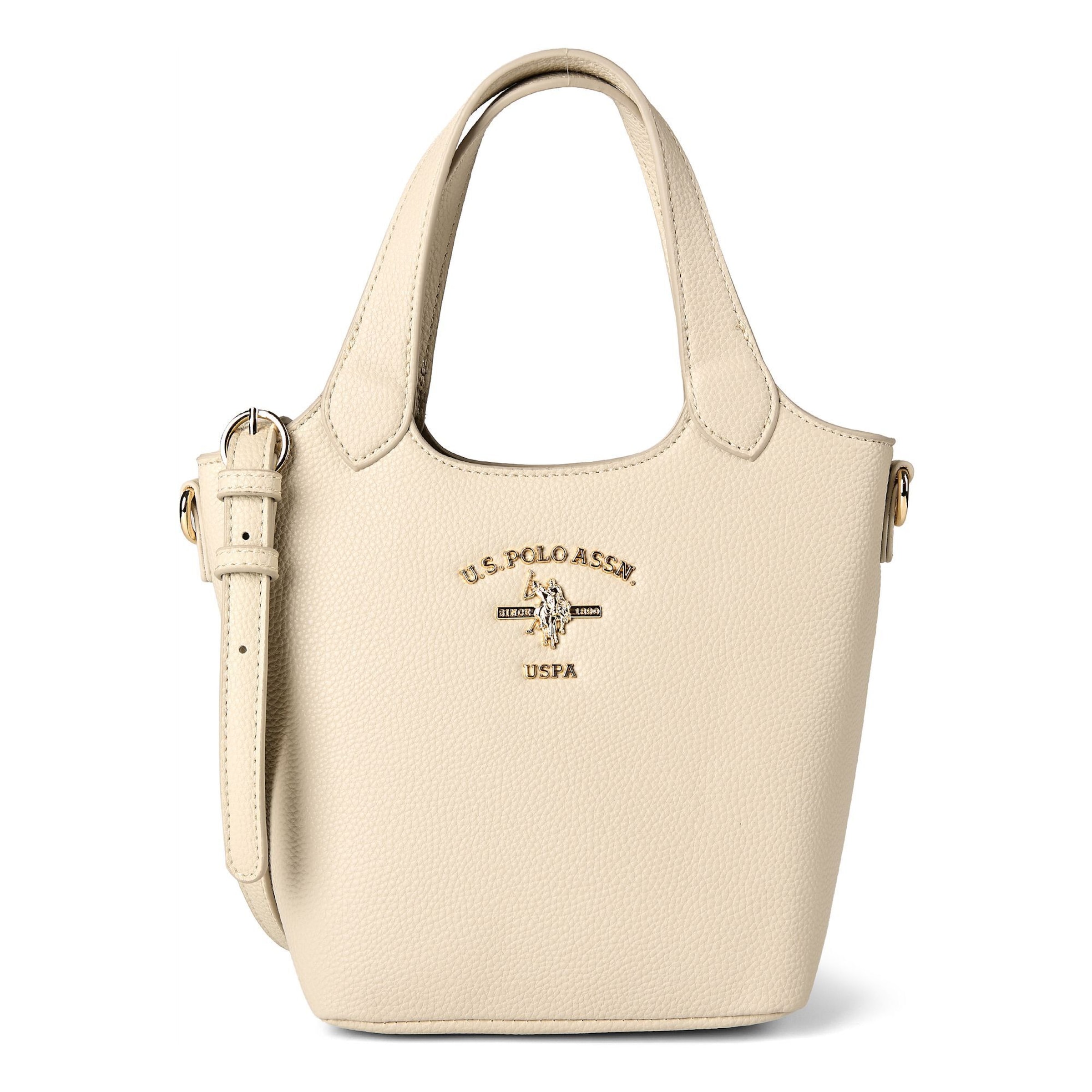 Shopper di U.S. POLO ASSN. in bianco: frontale