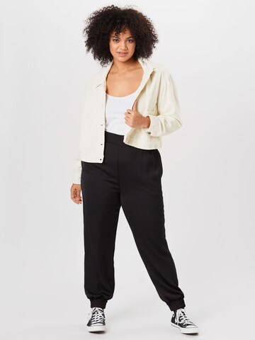 River Island Plus Tapered Broek in Zwart